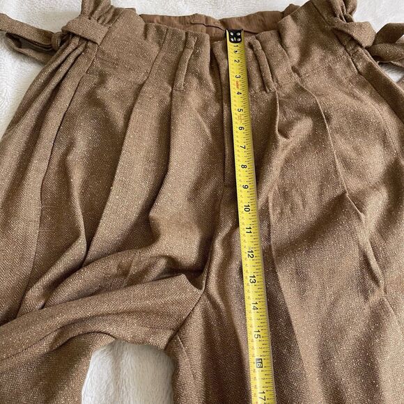 Free People Pants Every Day A Dream Tie Bronze Combo Size S NWOT - Picture 9 of 9